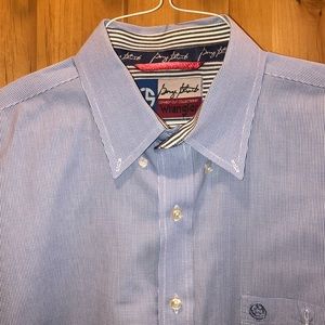 Long sleeve light blue bottom down